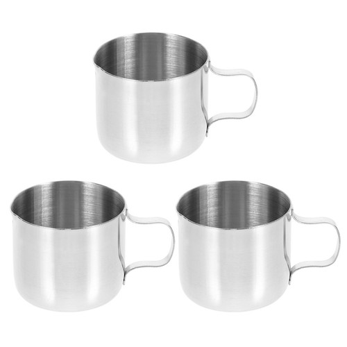 3pcs stainless steel - 3pcs, milk