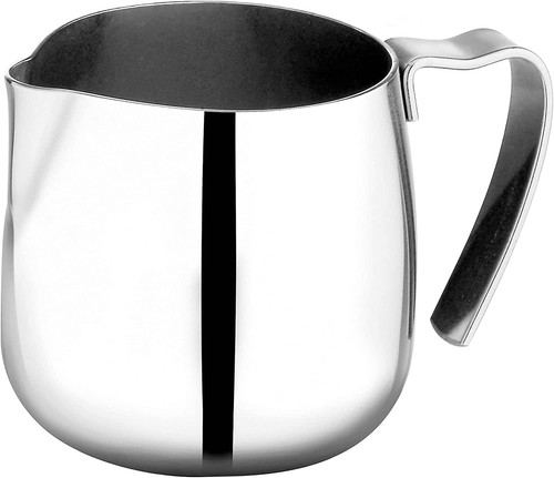 Stainless steel milk frother - steel,